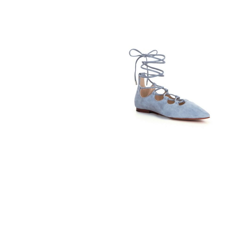 soft shineJustine Lace Up Flats